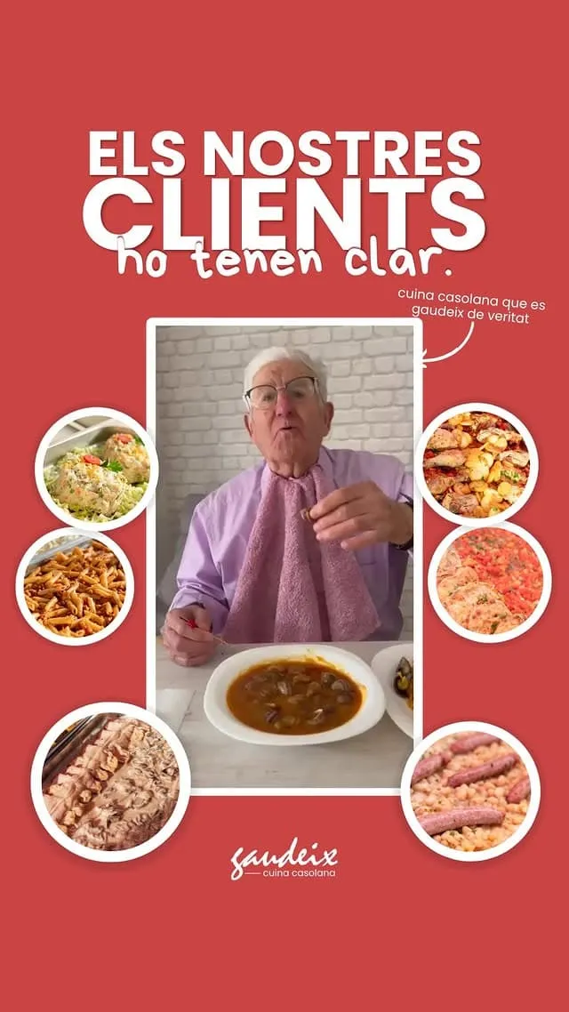 Una selecció de plats casolans de Gaudeix preparats per a un càtering